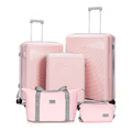 Concepten 5 Piece Lightweight Luggage Set,with TSA Lock and Swivel Wheels, PP Material Anti Fall and Anti Crack Suitcase