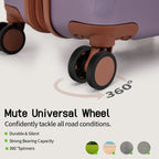 Concepten 5-Piece Expandable Hardshell Luggage Set with Spinner Wheels and TSA Lock（20"Carry-on and 24" Travel Suitcase、28"Checked Luggage) Suitable for Business and Family Travel