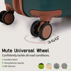 Concepten 5-Piece Expandable Hardshell Luggage Set with Spinner Wheels and TSA Lock（20"Carry-on and 24" Travel Suitcase、28"Checked Luggage) Suitable for Business and Family Travel