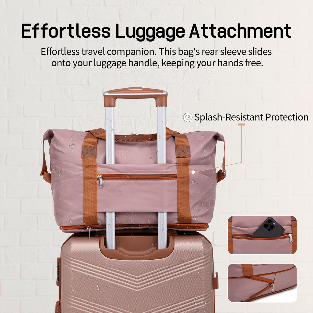 Concepten 5-Piece Expandable Hardshell Luggage Set with Spinner Wheels and TSA Lock（20"Carry-on and 24" Travel Suitcase、28"Checked Luggage) Suitable for Business and Family Travel