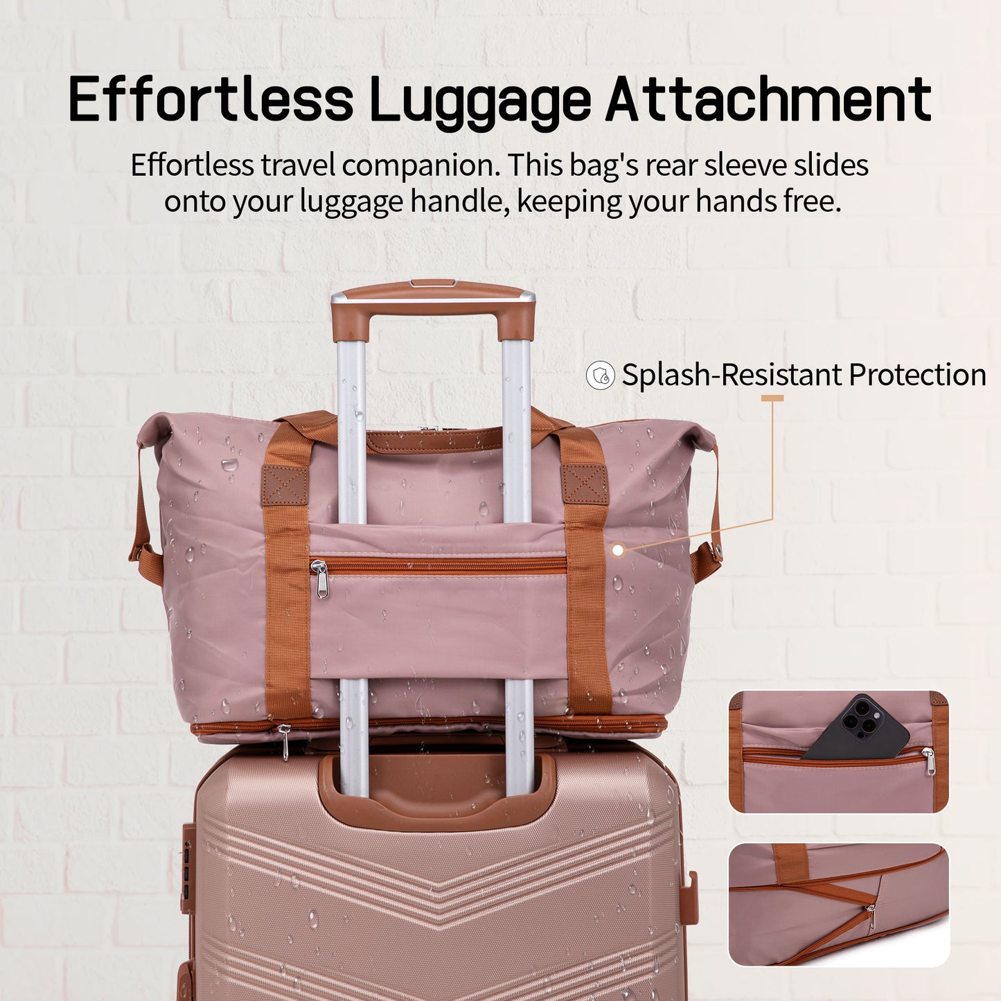 CONCEPZEN 5-Piece Expandable Hardshell Luggage Set with Spinner Wheels TSA Approved Carry On 20-Inch & Checked 24/28-Inch Lightweight Suitcases Suitable for Business and Family Travel