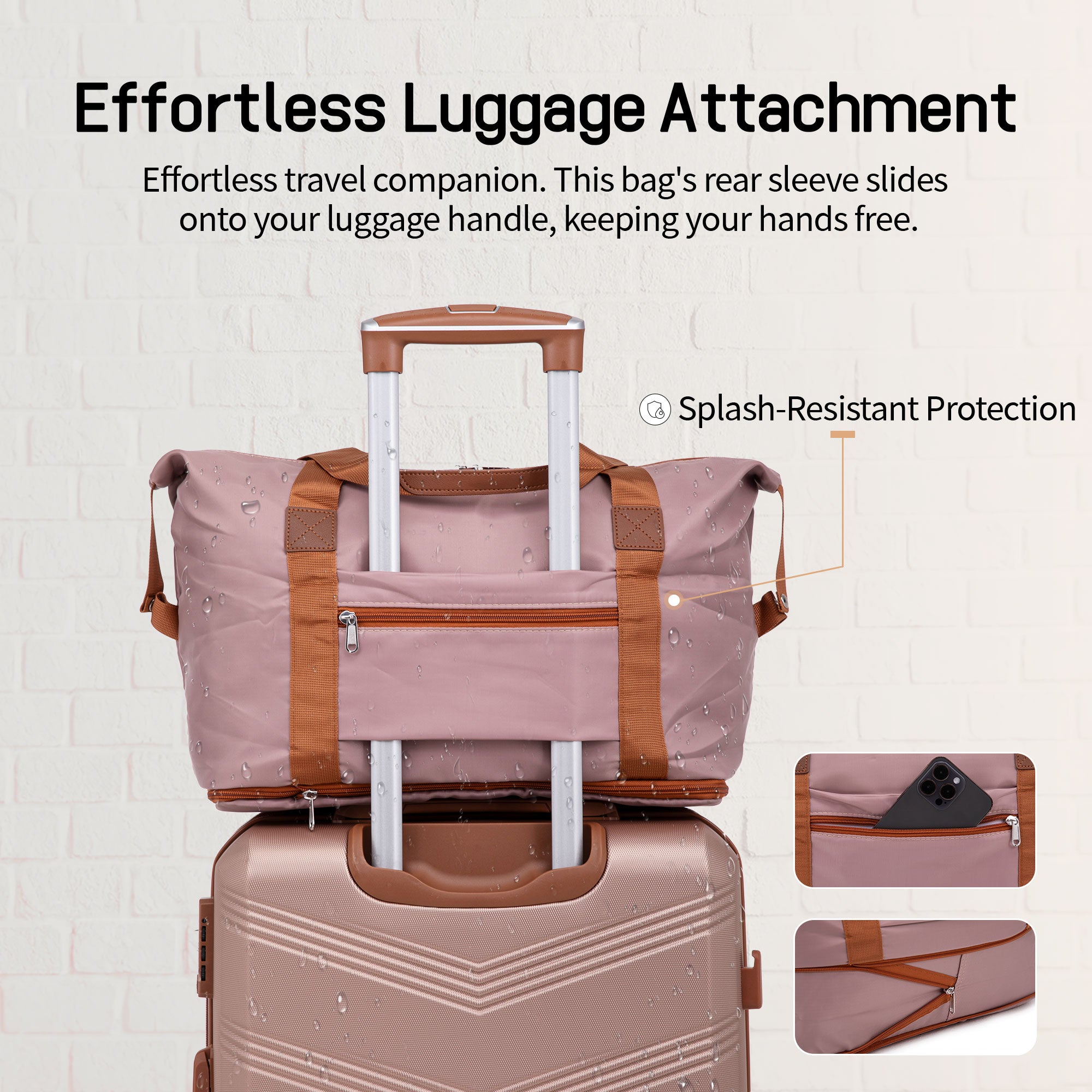 Concepten 5-Piece Expandable Hardshell Luggage Set with Spinner Wheels and TSA Lock（20"Carry-on and 24" Travel Suitcase、28"Checked Luggage) Suitable for Business and Family Travel
