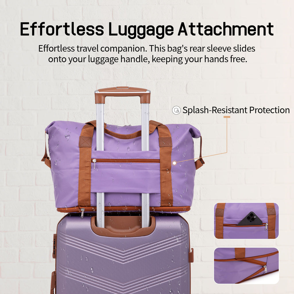 Concepten 5-Piece Expandable Hardshell Luggage Set with Spinner Wheels and TSA Lock（20"Carry-on and 24" Travel Suitcase、28"Checked Luggage) Suitable for Business and Family Travel