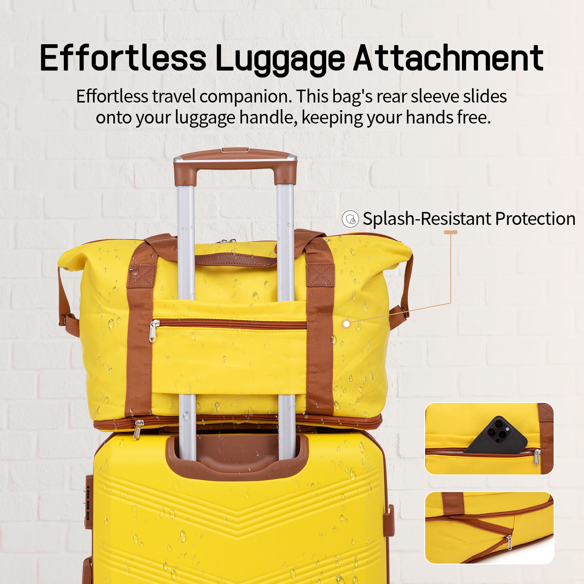 Concepten 5-Piece Expandable Hardshell Luggage Set with Spinner Wheels and TSA Lock（20"Carry-on and 24" Travel Suitcase、28"Checked Luggage) Suitable for Business and Family Travel