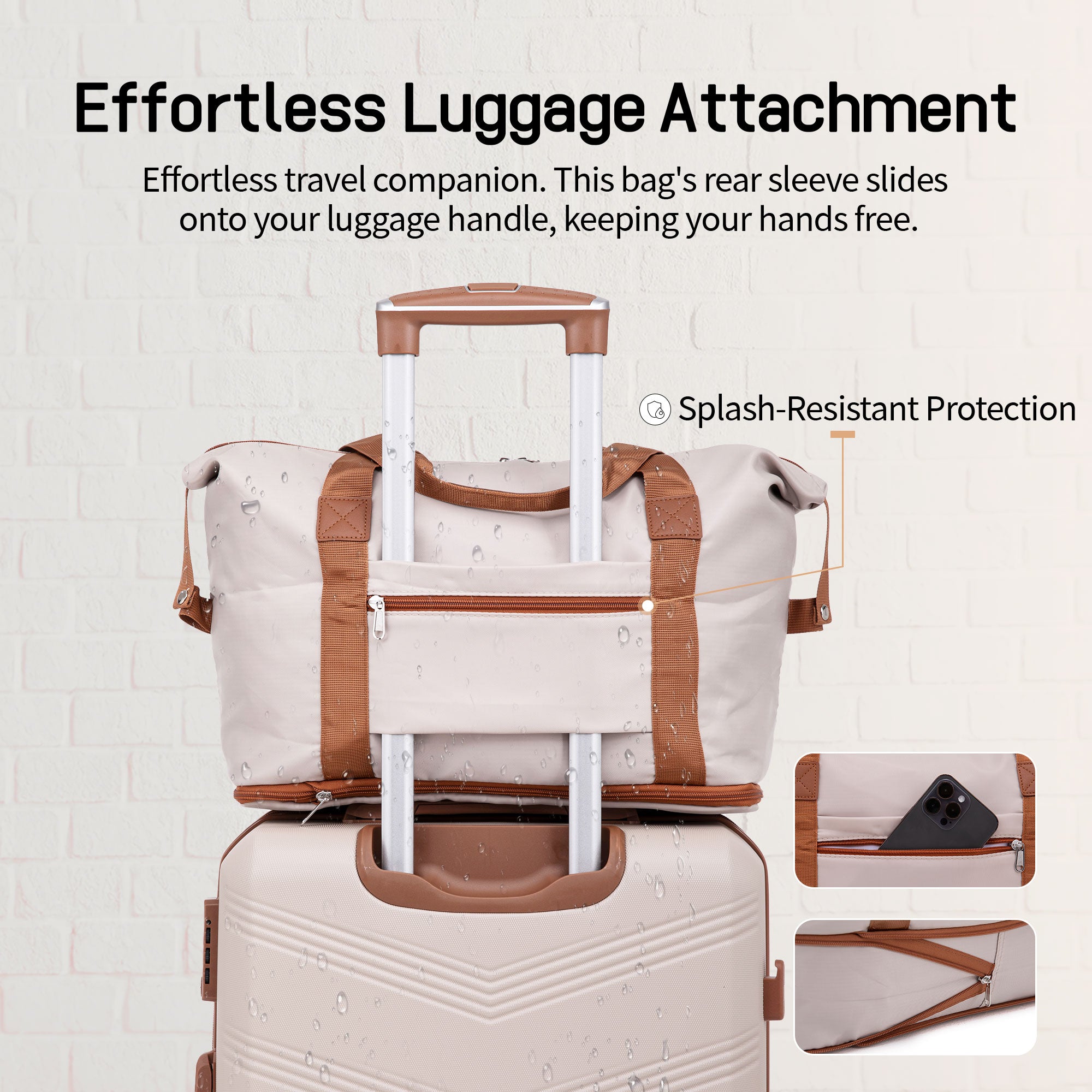 Concepten 5-Piece Expandable Hardshell Luggage Set with Spinner Wheels and TSA Lock（20"Carry-on and 24" Travel Suitcase、28"Checked Luggage) Suitable for Business and Family Travel