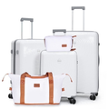 Concepten 5 Piece Lightweight Luggage Set,with TSA Lock and Swivel Wheels, PP Material Anti Fall and Anti Crack Suitcase